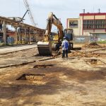 Remoción de capa vegetal , almacenamiento de separadores de concretos y doblado de acero de refuerzo