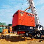 Izamiento y montaje del compartimiento del interruptor TG-7